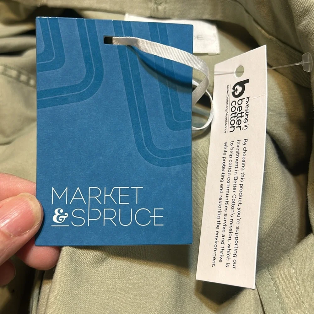 Market & Spruce Women's Olive Utility Jacket